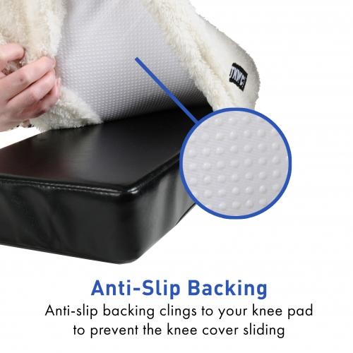 thumbnail image 2 of Vive Mobility Knee Walker Padded Gel Cover - Premium Comfort Gel Cushion, Accessory For Knee Scooters, Padded Accessories, Leg Cart Roller Improves Comfort During Injury, Fits Most Knee Trollys (Blue 2 of 12